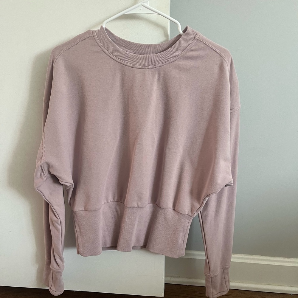 Athleta Light Pink Sweatshirt